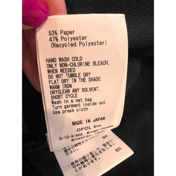 NEW CFCL WASHI NAVY SLEEVELESS DRESS SIZE 3/ US 10 - Picture 12 of 13